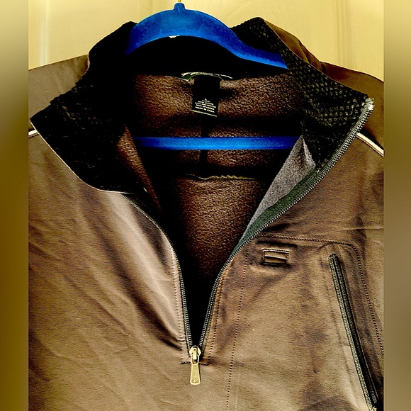 Brooks brothers men’s large, long sleeve black overhead jacket - Picture 2 of 9